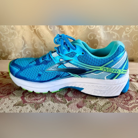 Brooks Ravenna 7 Womens Size 8.5 Blue Green Training Running Shoes Like New - Picture 13 of 14